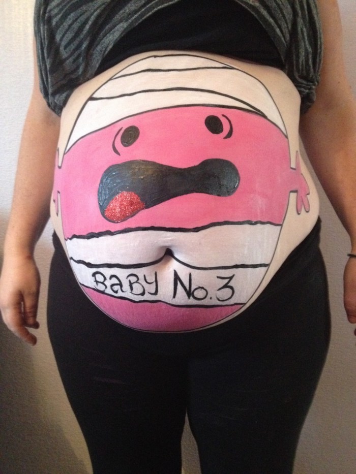 K'Diva Baby Bump Painting