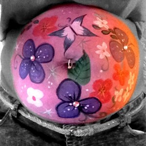 K'Diva Baby Bump Painting